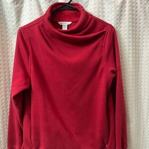 Banana Republic Vibrant Red Cowl Neck Sweater